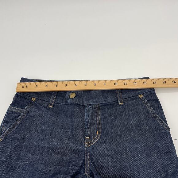 CITIZENS of HUMANITY Jerome Dahan Bermuda Denim Shorts Womens Size 26 Dark Wash - Picture 5 of 8